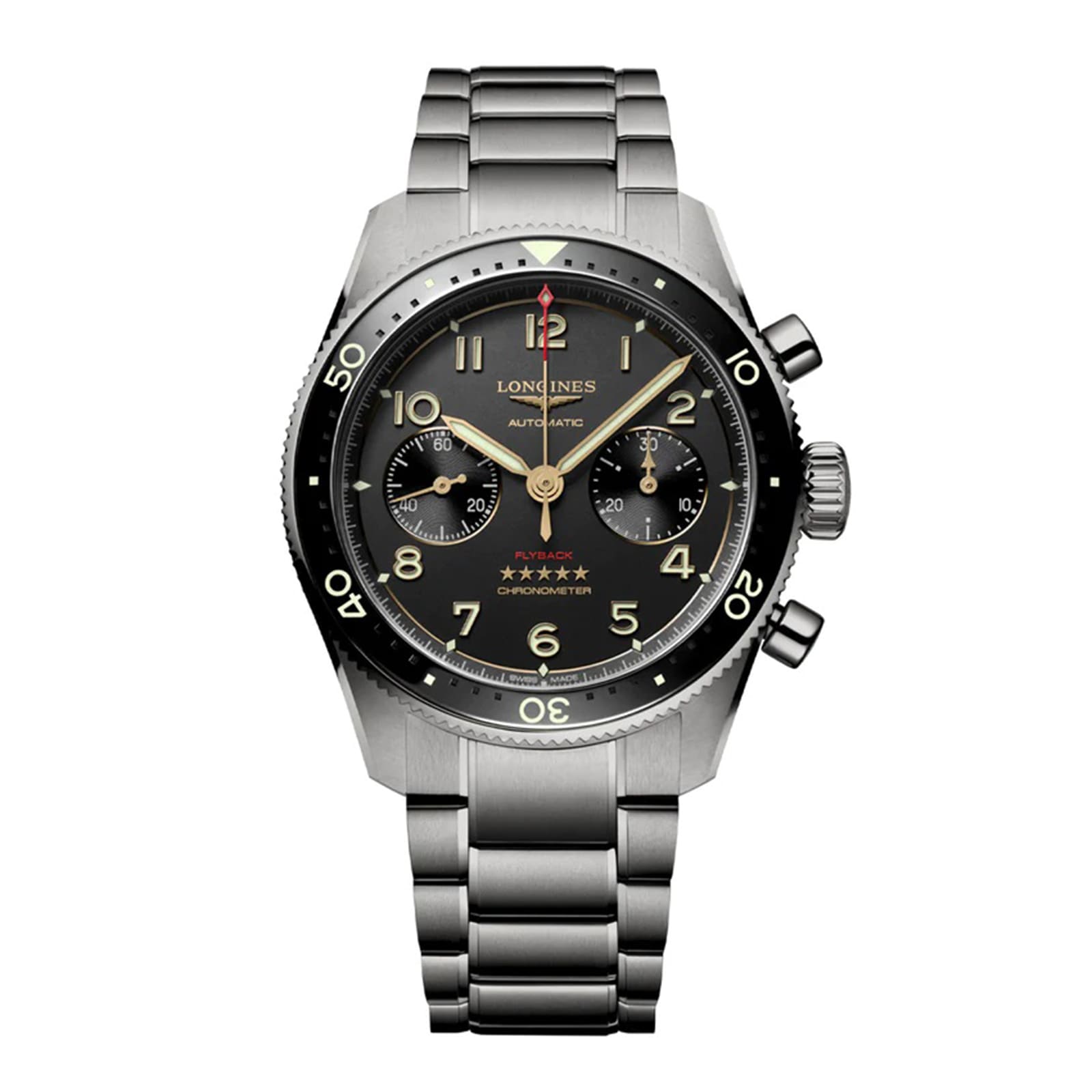 Longines Spirit Flyback Titanium 42mm Mens Watch Grey Longines Spirit Flyback Titanium 42mm Mens Watch Grey