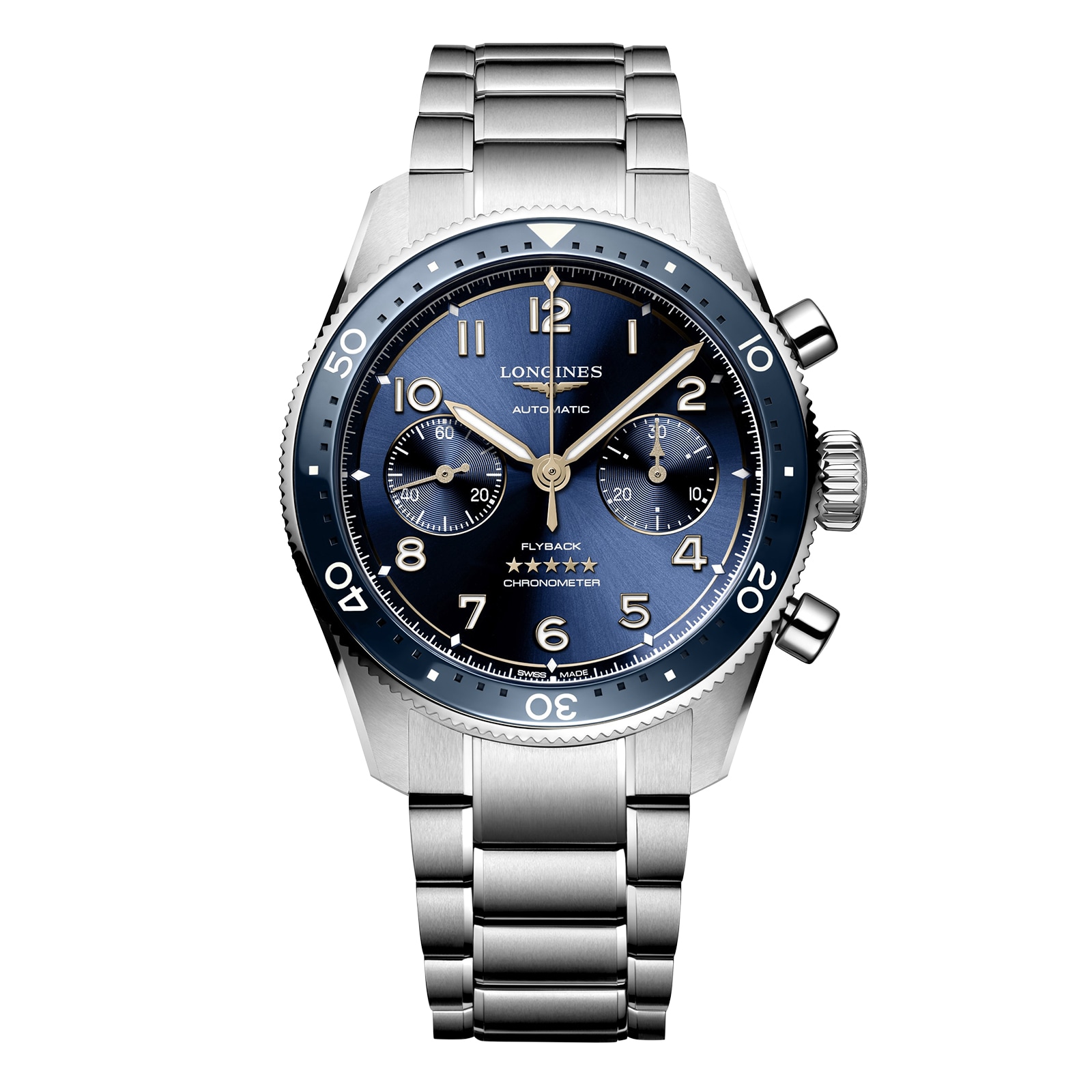 Longines Spirit Flyback 42mm Stainless Steel Blue Sunray Dial Longines Spirit Flyback 42mm Stainless Steel Blue Sunray Dial