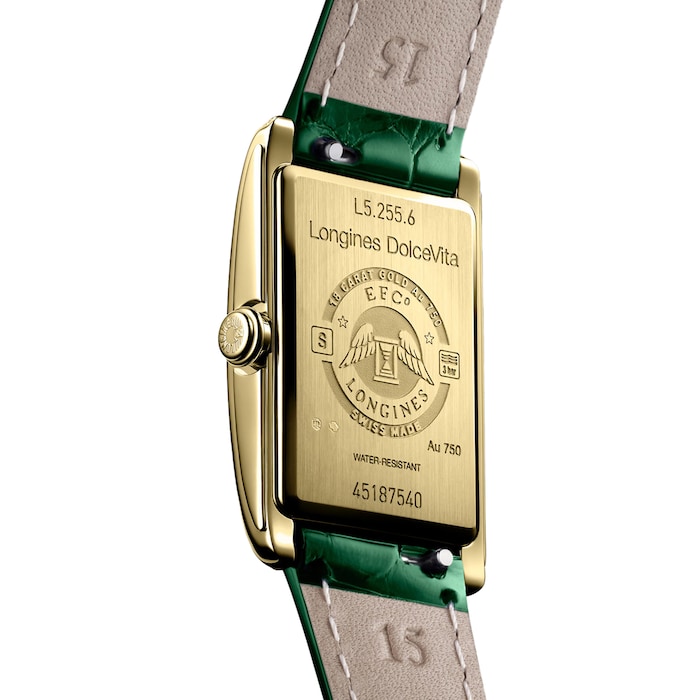 Longines DolceVita 20.5mm X 32mm Ladies Watch Green