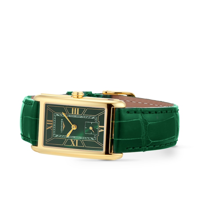 Longines Dolce Vita 23mm X 37mm Ladies Watch Green