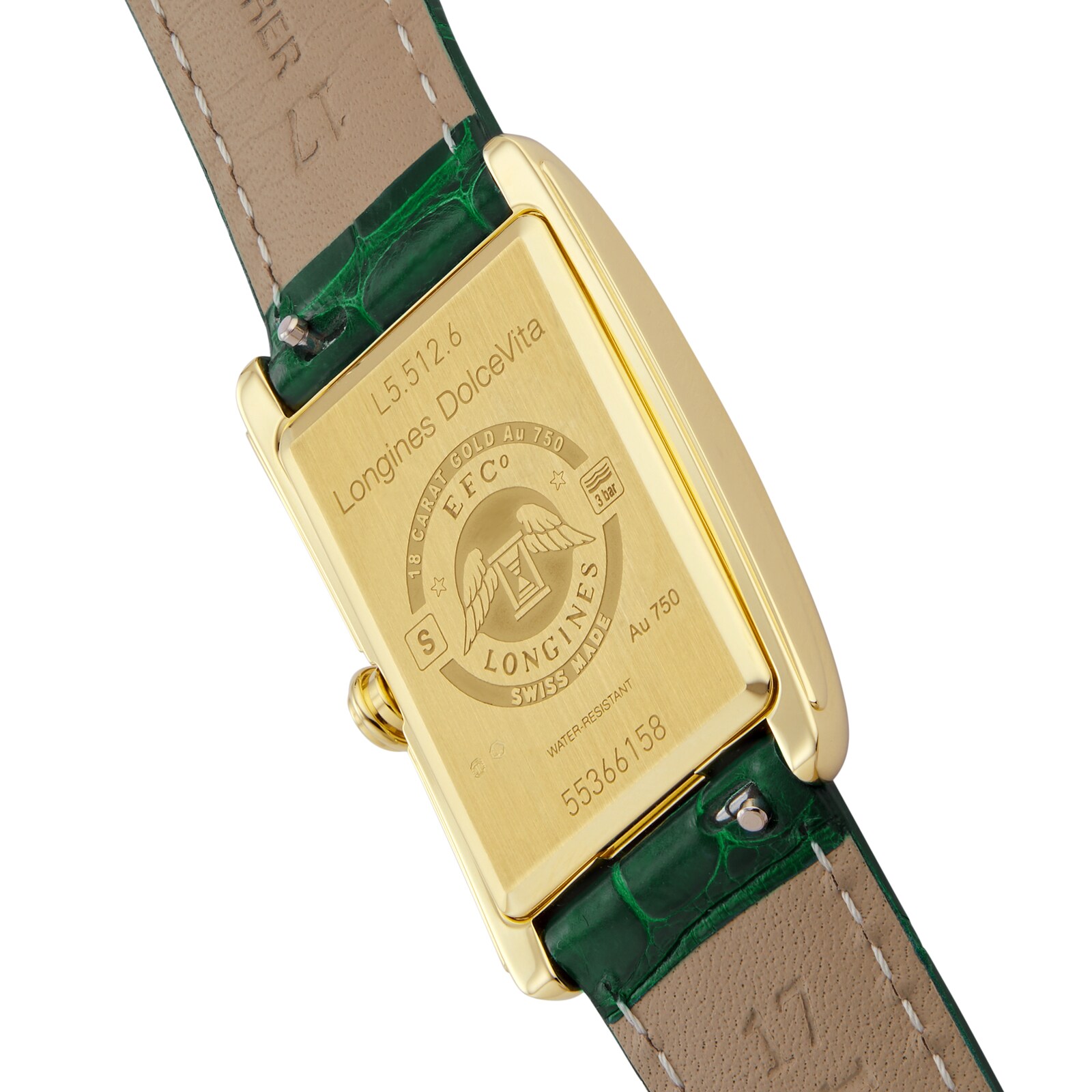 Longines DolceVita 23mm X 37mm Ladies Watch Green