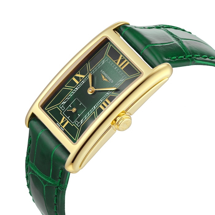 Longines DolceVita 23mm X 37mm Ladies Watch Green