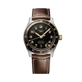 Longines Spirit Zulu Time 42mm Mens Watch Black Longines Spirit Zulu Time 42mm Mens Watch Black