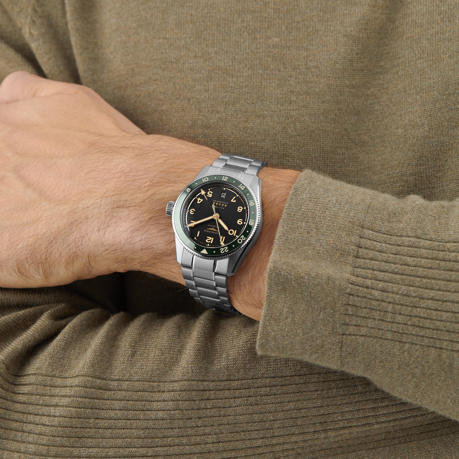 Longines Spirit Zulu Time 39mm Mens Watch