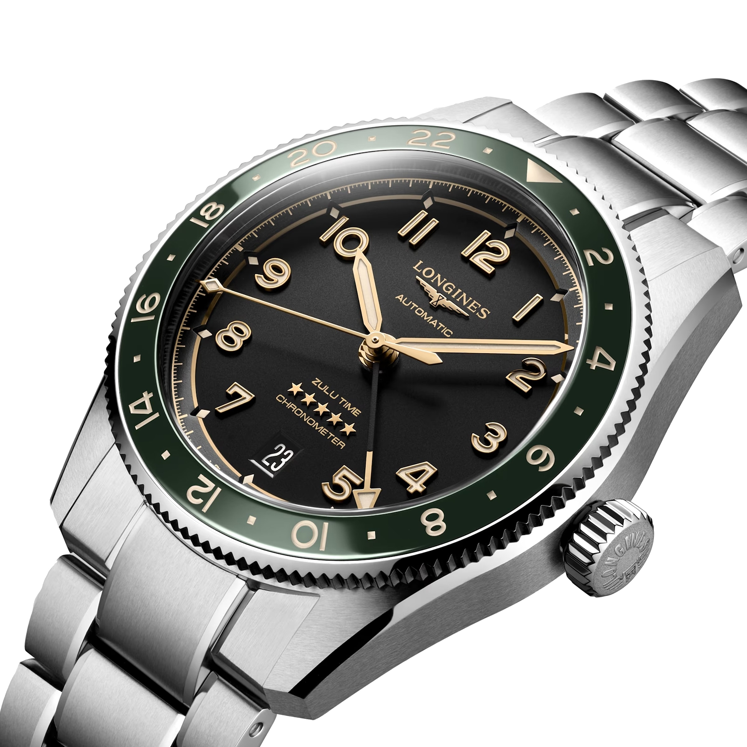TIMEWHEEL® 24mm Premium Zulu 2 Ring Black Nylon Watch Strap | Amazon.com