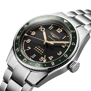 Longines Spirit Zulu Time 39mm Mens Watch