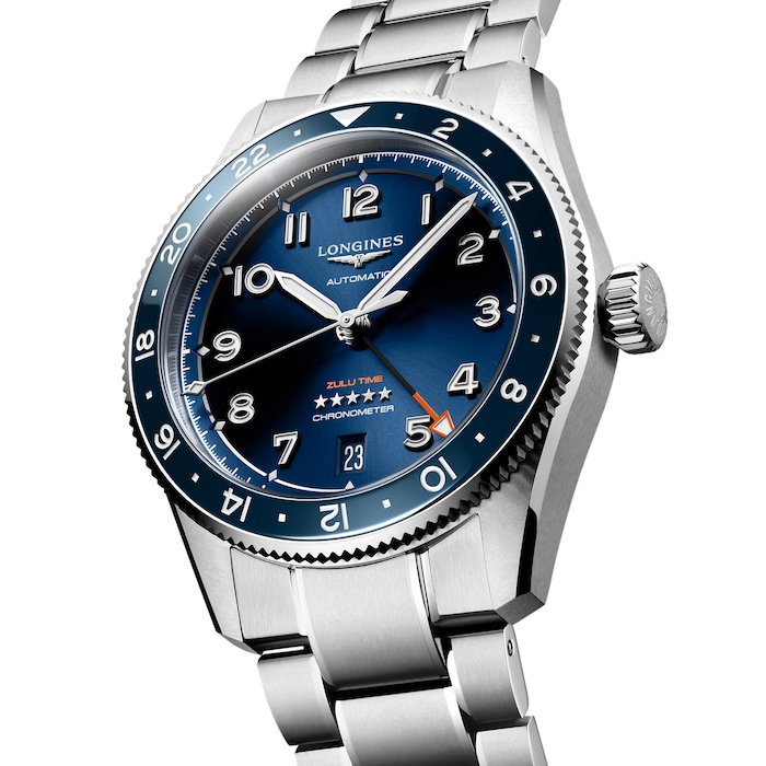 Longines Spirit Avigation 39mm Mens Watch Blue