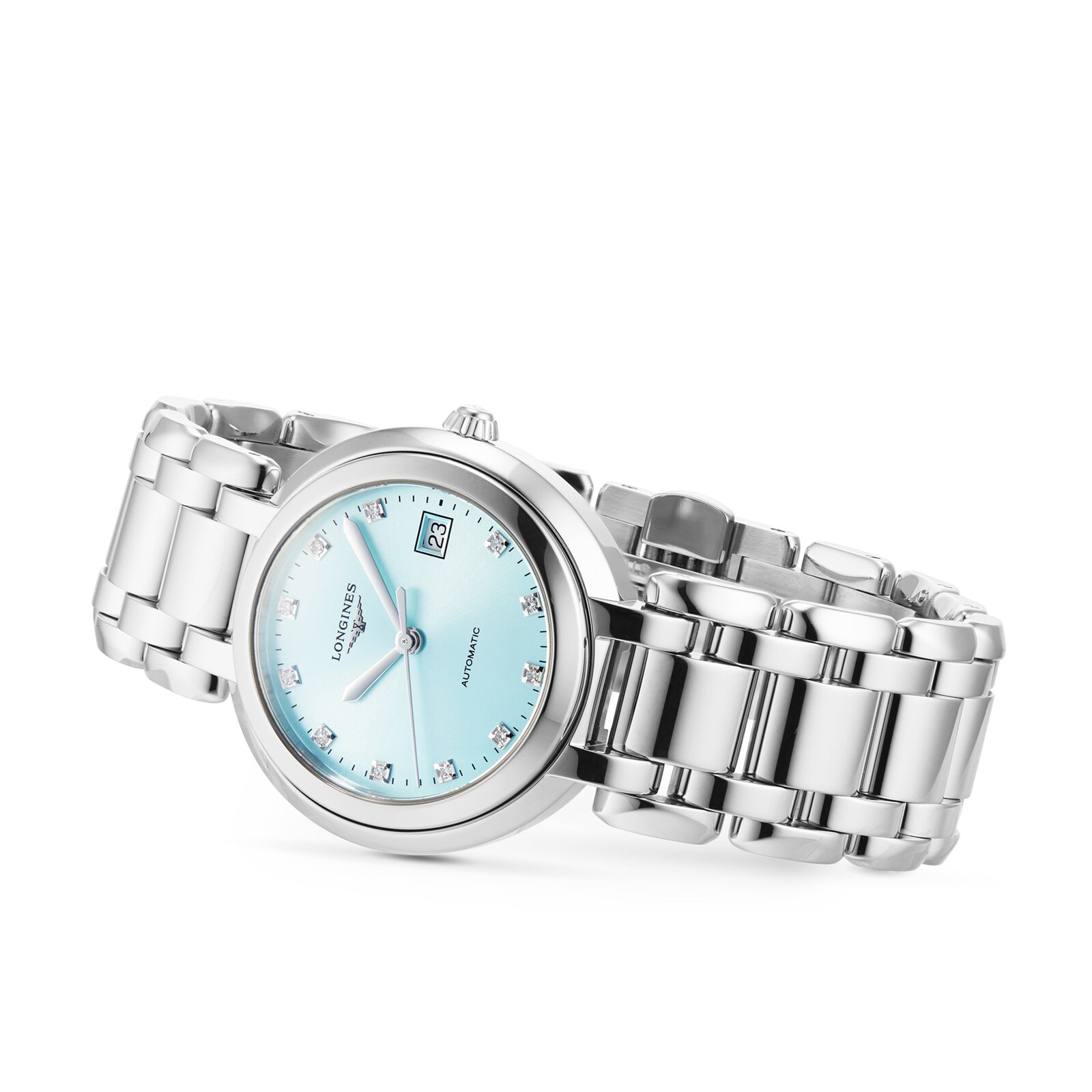 Longines Prima Luna 30mm Ladies Watch Blue