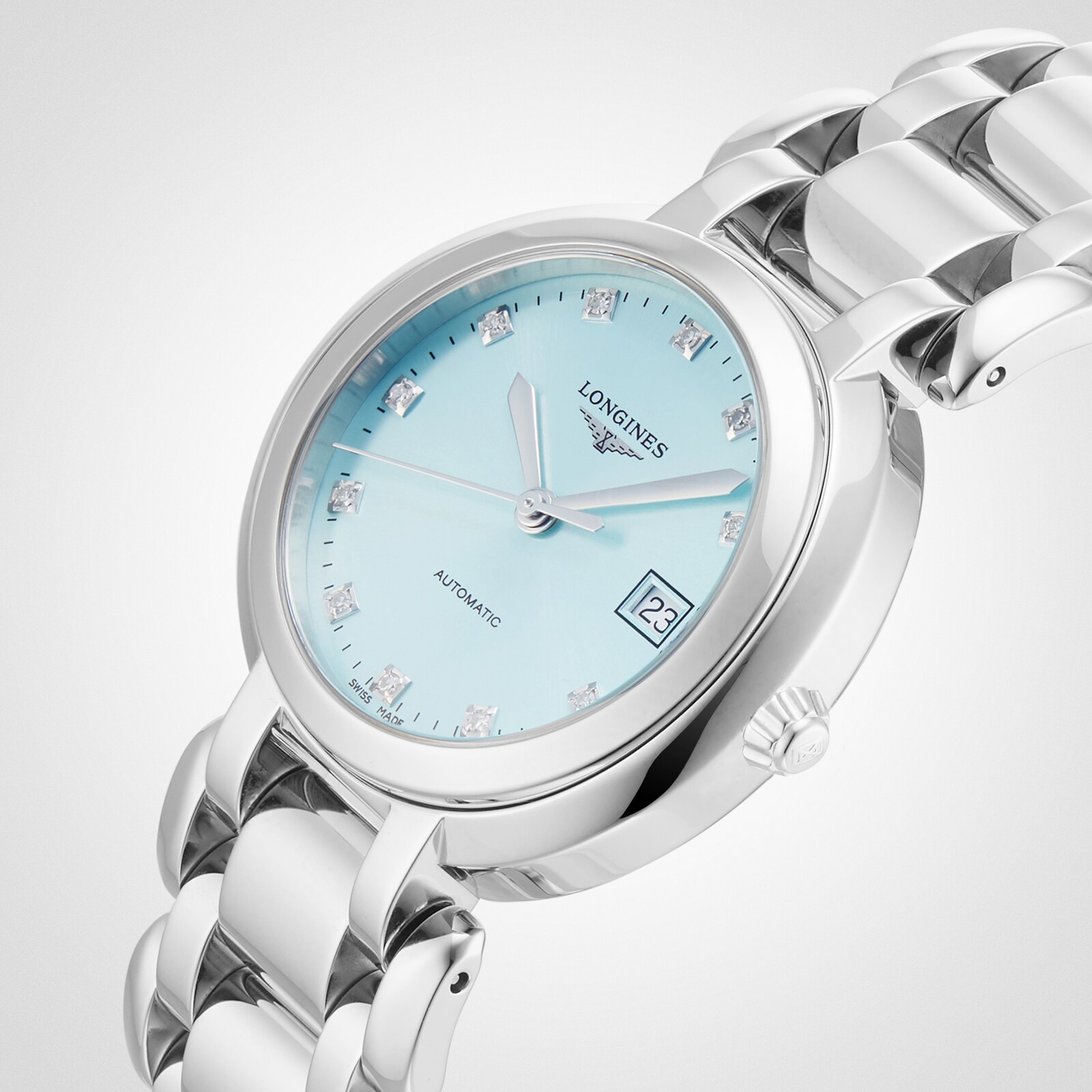 Longines Prima Luna 30mm Ladies Watch Blue