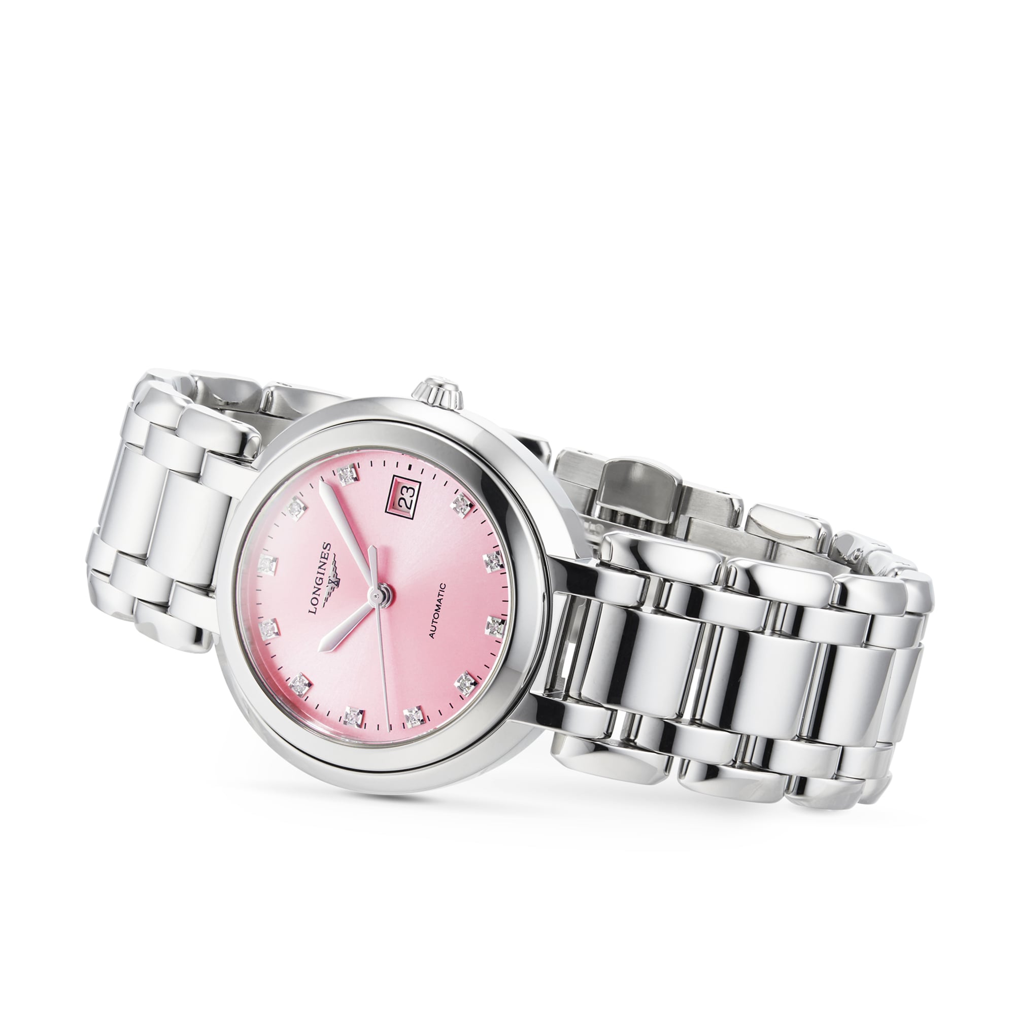 Longines Prima Luna 30mm Ladies Watch Pink L81134996 Watches Of