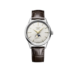Longines Flagship Elegant 38.5mm Mens Watch Silver