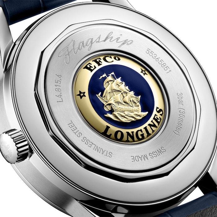 Longines Elegant 38.5mm Mens Watch Blue