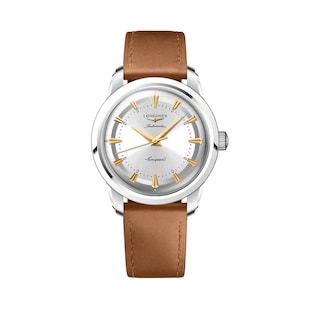 Longines Conquest Heritage 40mm Mens Watch Silver