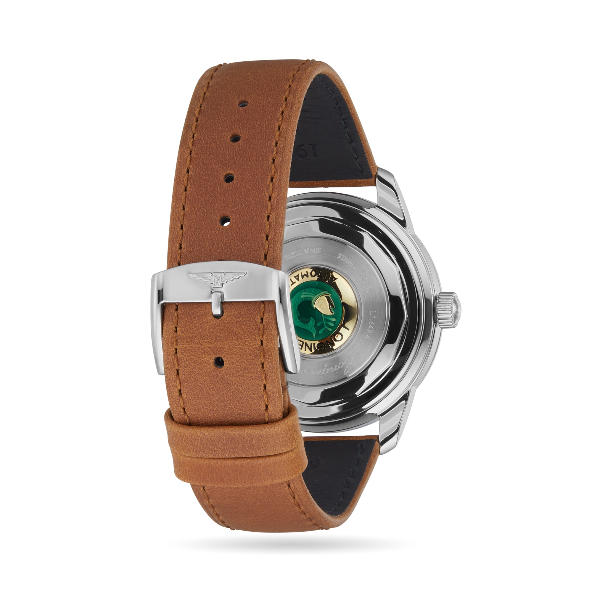 Longines Conquest Heritage 38mm Mens Watch Silver Longines Conquest Heritage 38mm Mens Watch Silver