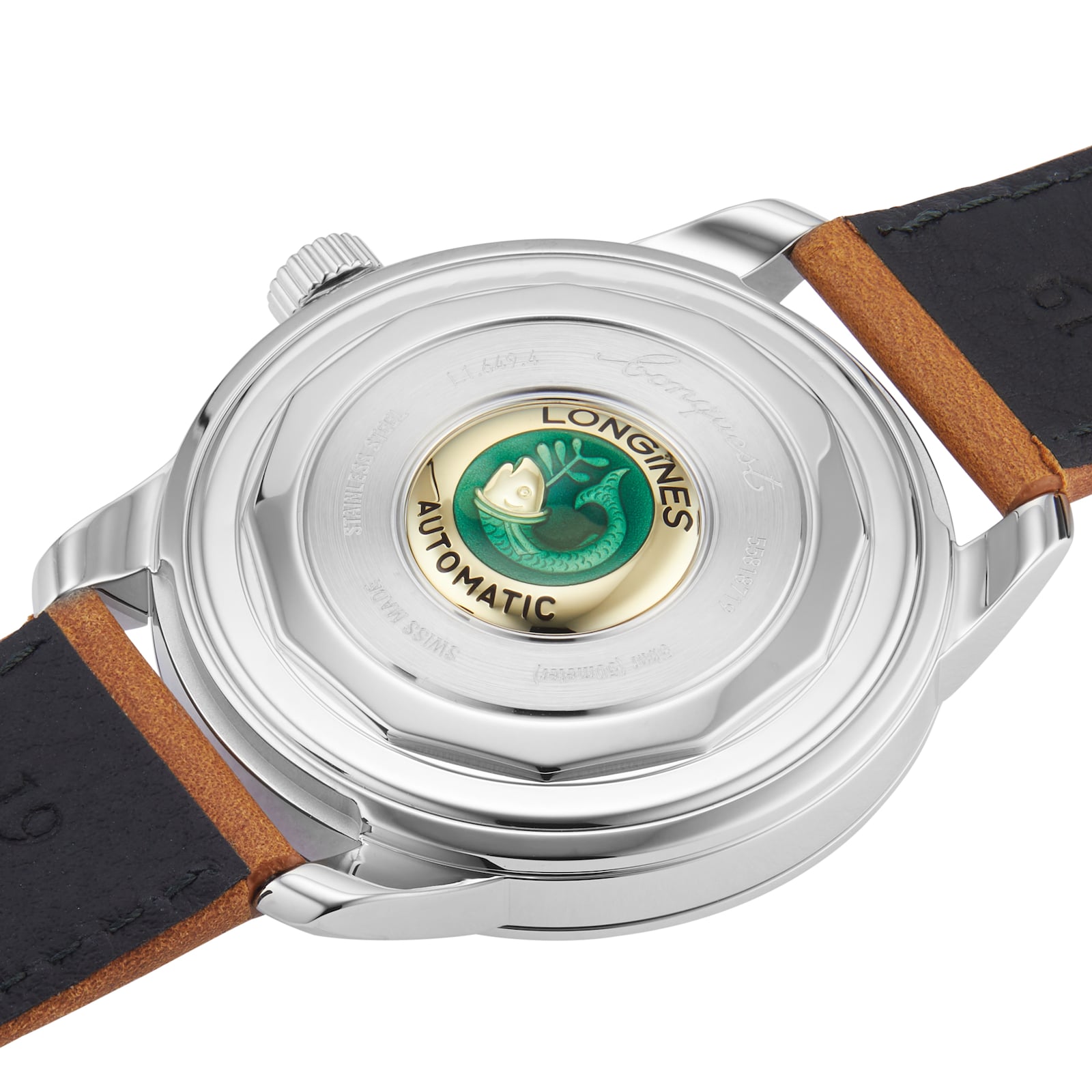 Longines Conquest Heritage 38mm Mens Watch Silver