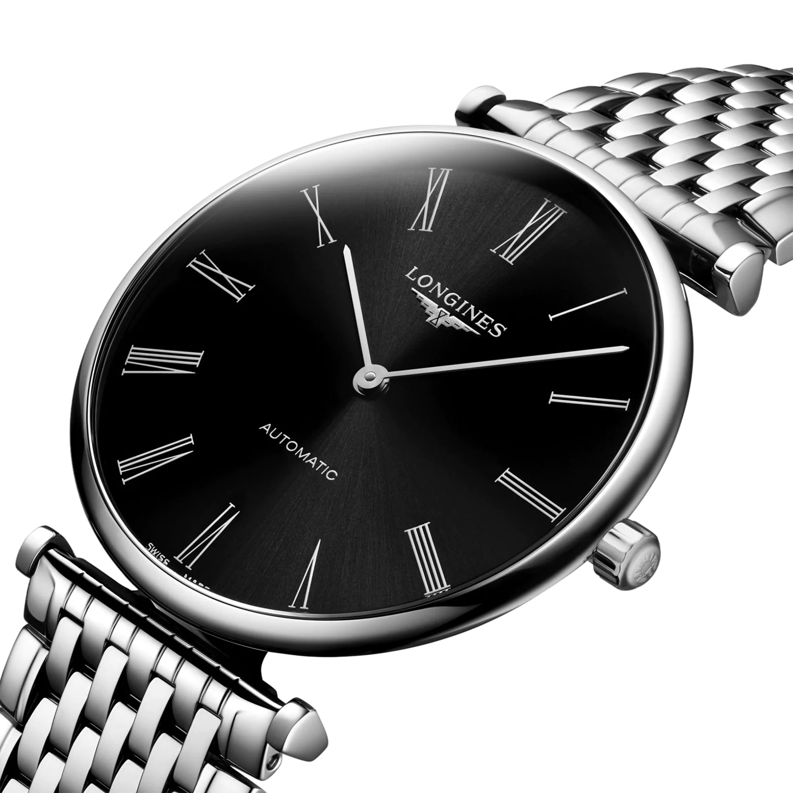 Longines la grande classique black dial best sale