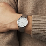 Longines Elegant Collection 39mm Mens Watch Beige Strap