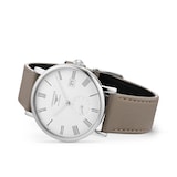 Longines Elegant Collection 39mm Mens Watch Beige Strap