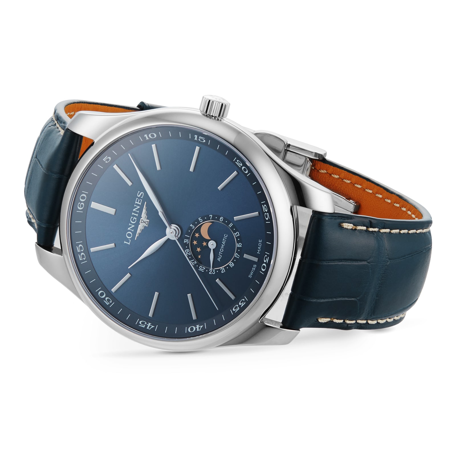 The longines master collection sale 42mm blue dial automatic