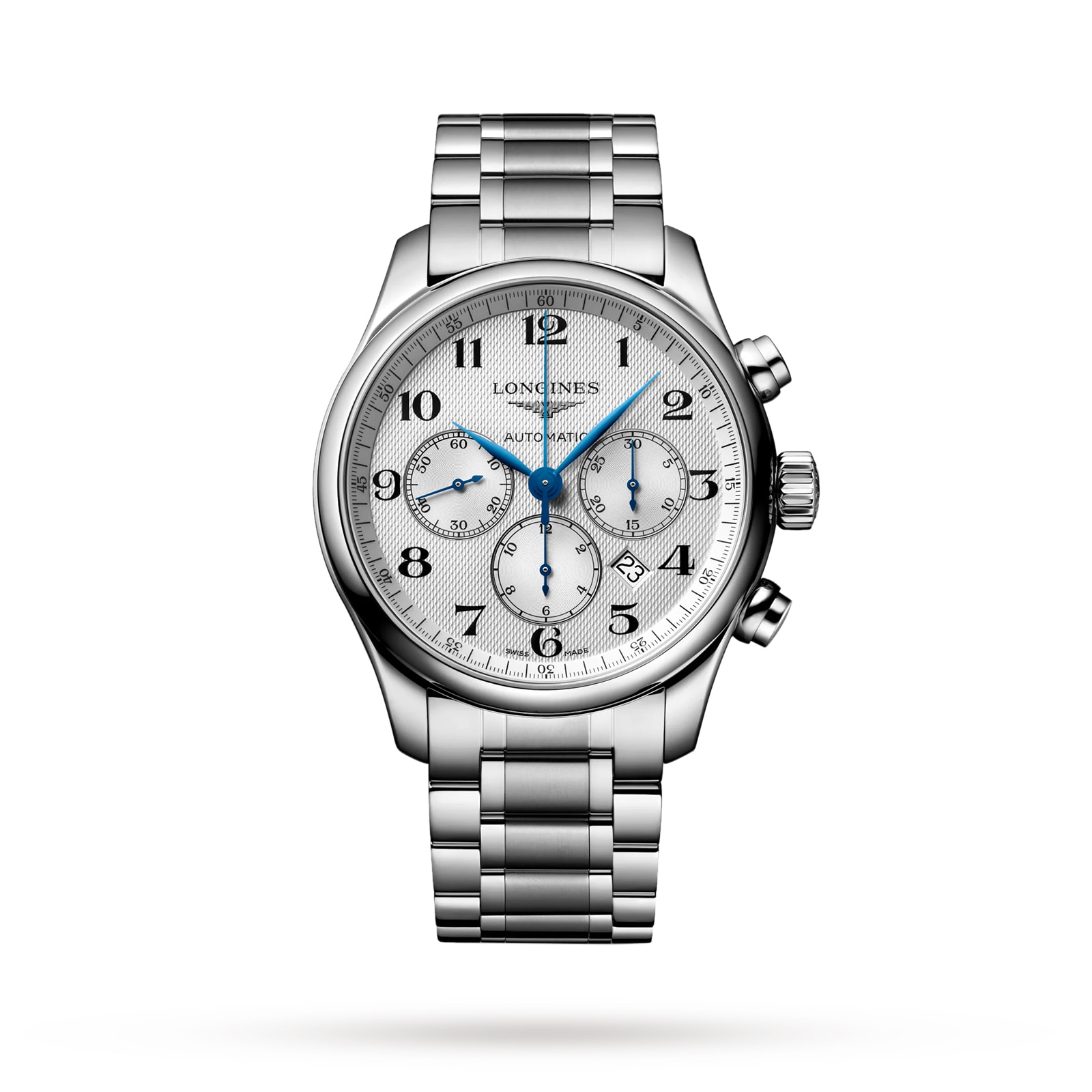 Longines Master Collection 44mm Mens Watch Silver