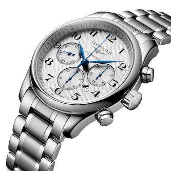 Longines Master Collection 44mm Mens Watch Silver L28594786 
