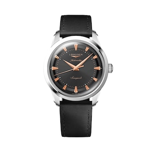 Longines Conquest Heritage 40mm Mens Watch Black