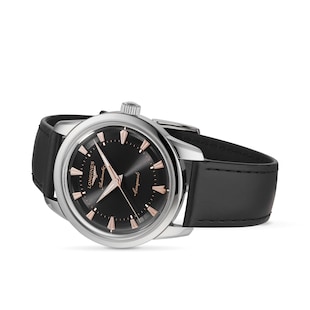 Longines Conquest Heritage 40mm Mens Watch Black