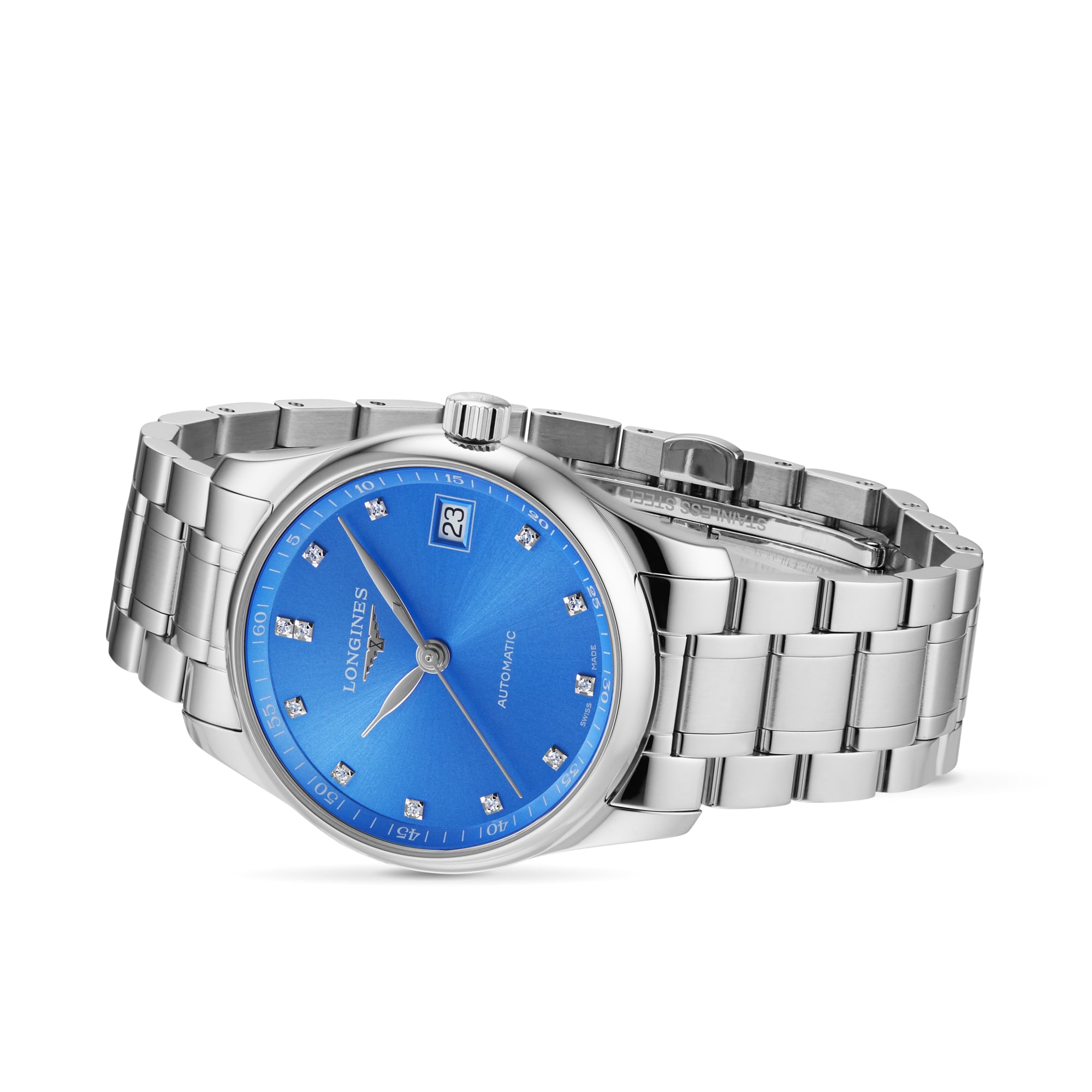 Longines watch blue face best sale