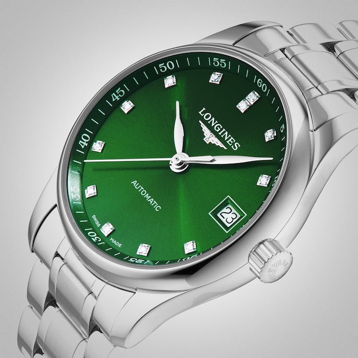 Longines Master Collection 34mm Ladies Watch Green