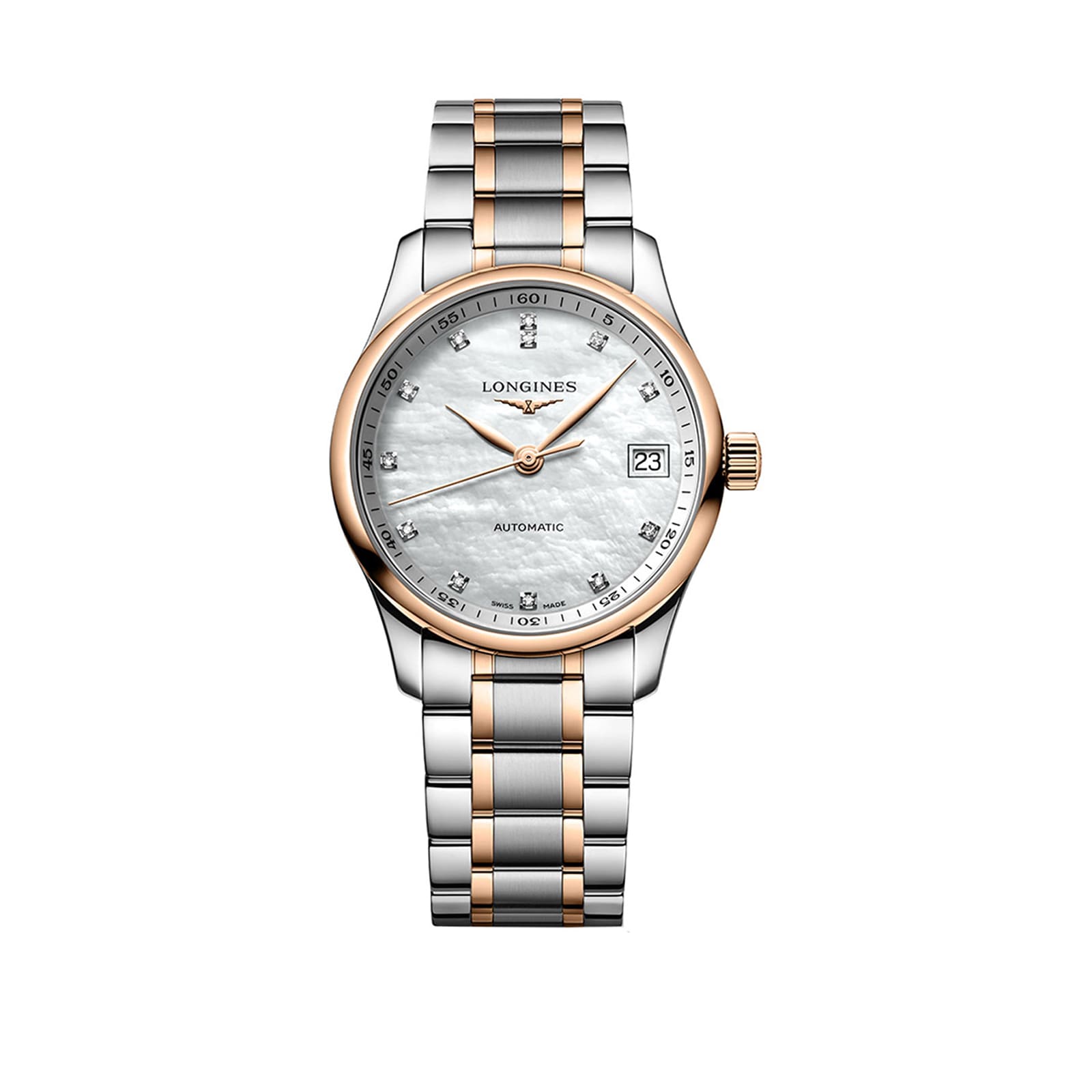 Longines Master Collection 34mm Ladies Watch Mother Of Pearl