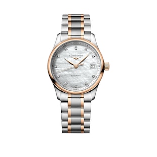 Longines Master Collection 34mm Ladies Watch Mother Of Pearl