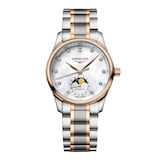Longines Master Collection Moophase 34mm Ladies Watch Mother Of Pearl