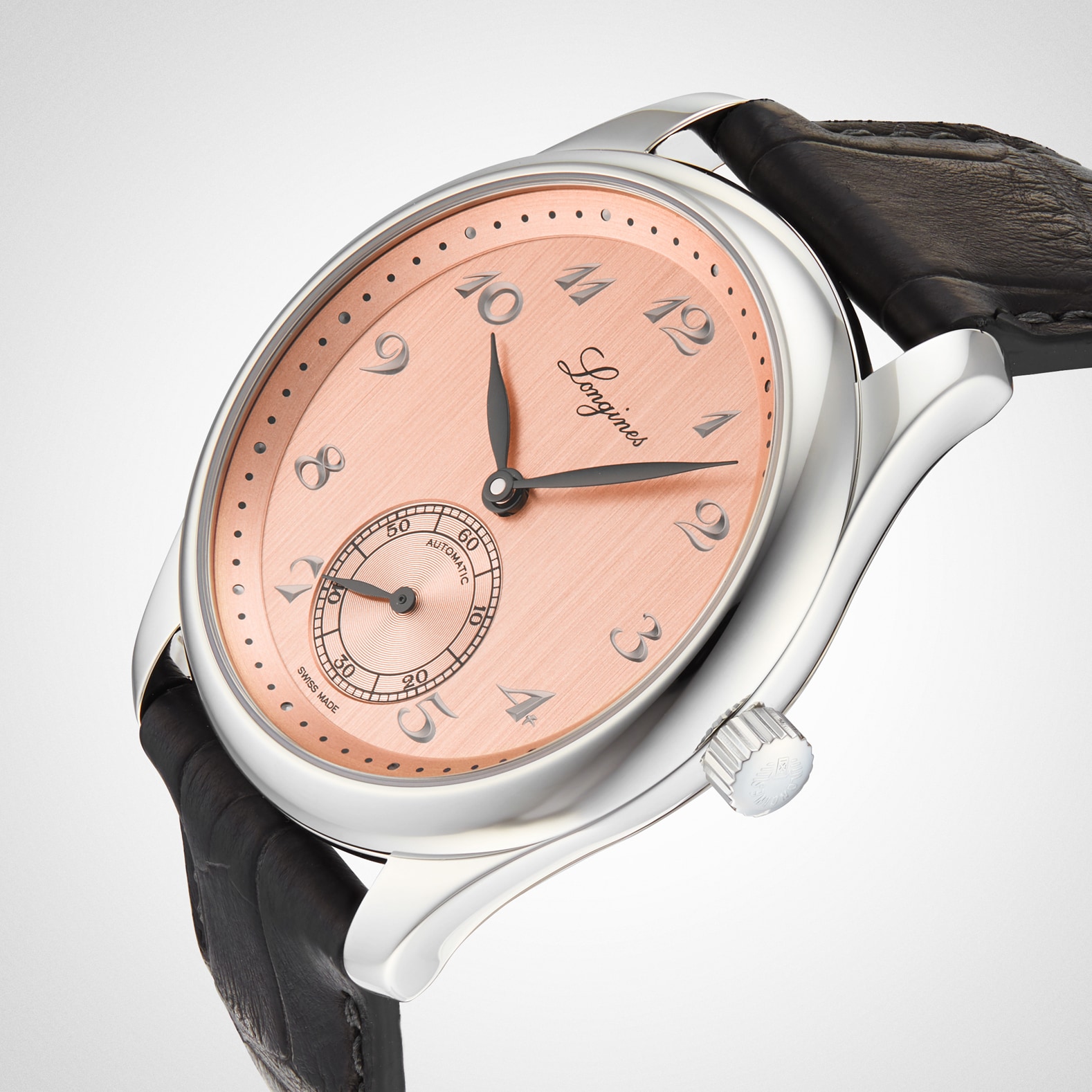 Longines Master Collection 38.5mm Mens Watch Pink