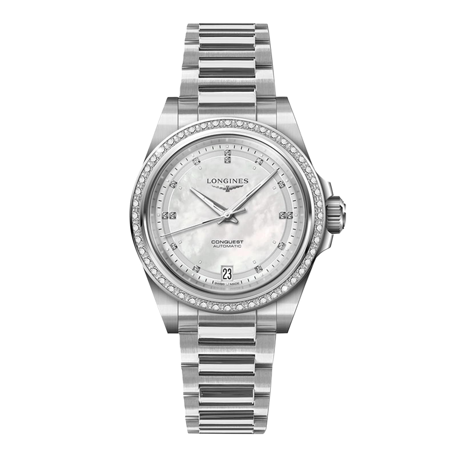 Longines Conquest 2023 Automatic 34mm Ladies Watch L34300876 | Mappin ...