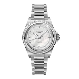 17351237 - Conquest 2023 Automatic 34mm Ladies Watch