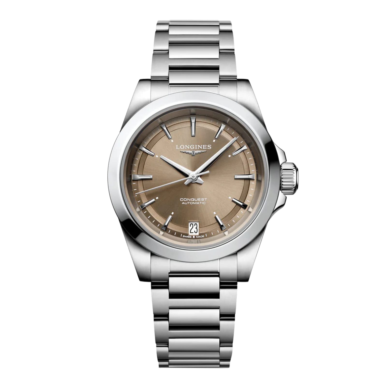 Longines Conquest 34mm Ladies Watch Brown Longines Conquest 34mm Ladies Watch Brown