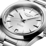 Longines Conquest 34mm Ladies Watch Silver