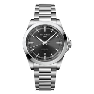 Longines Conquest 41mm Mens Watch Black