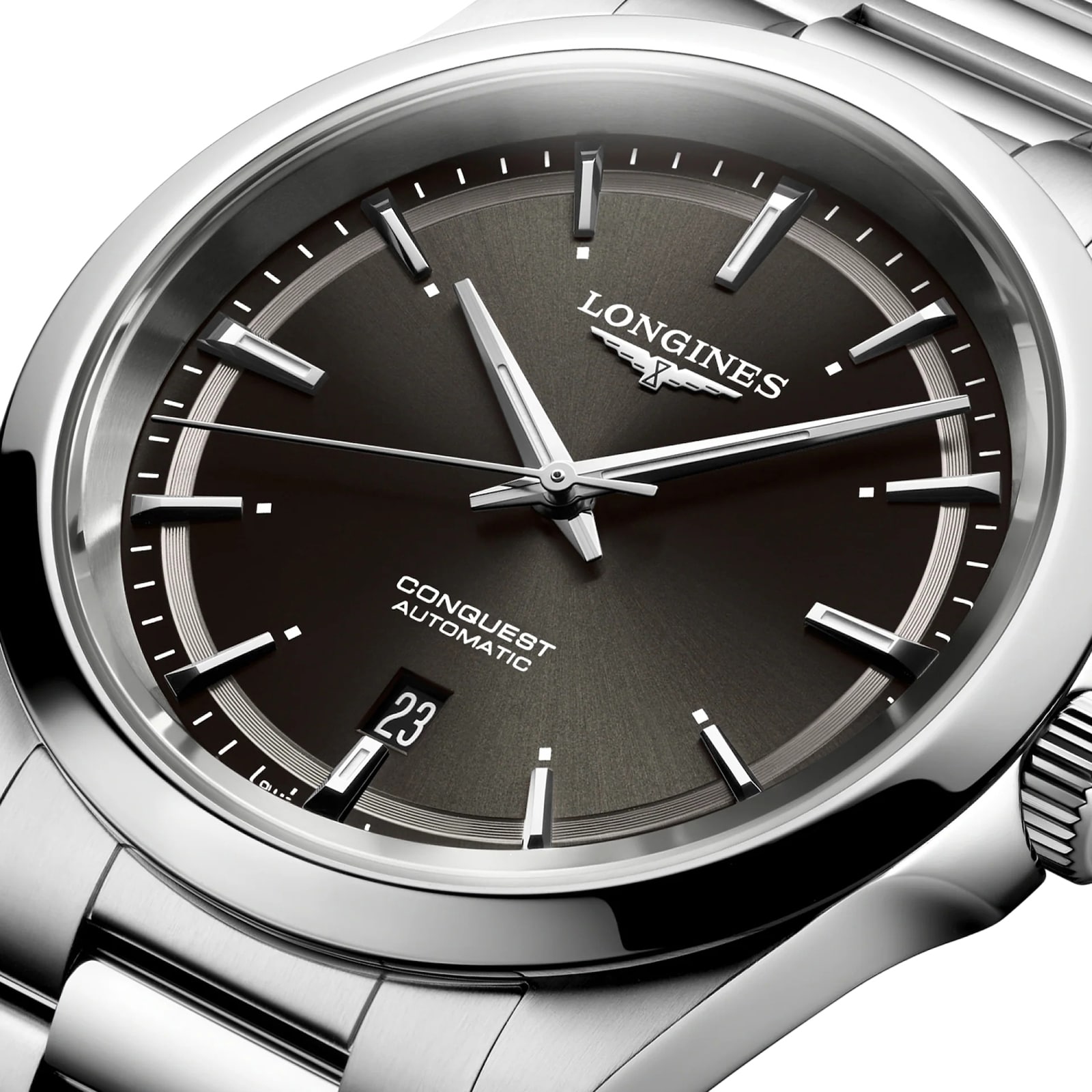 Longines Conquest 41mm Mens Watch Black