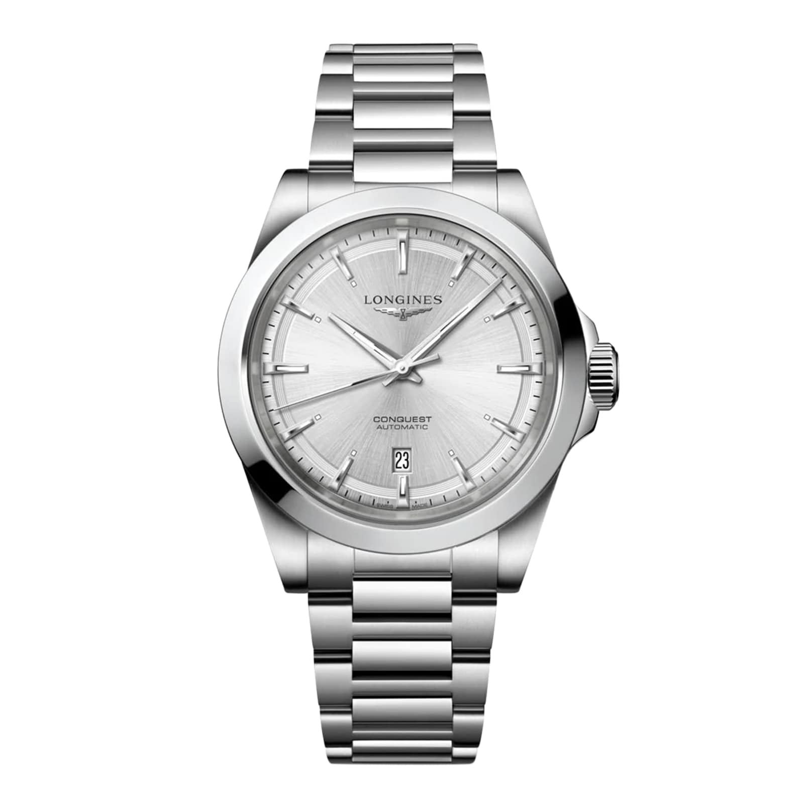 Longines Conquest 41mm Mens Watch Silver Longines Conquest 41mm Mens Watch Silver