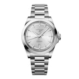 Longines Conquest 41mm Mens Watch Silver