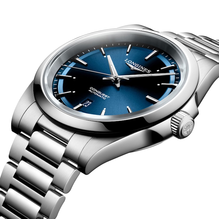 Longines Conquest 41mm Mens Watch Blue