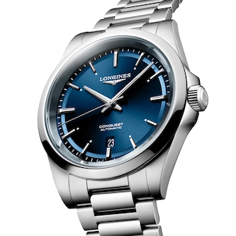 Longines Conquest 41mm Mens Watch Blue