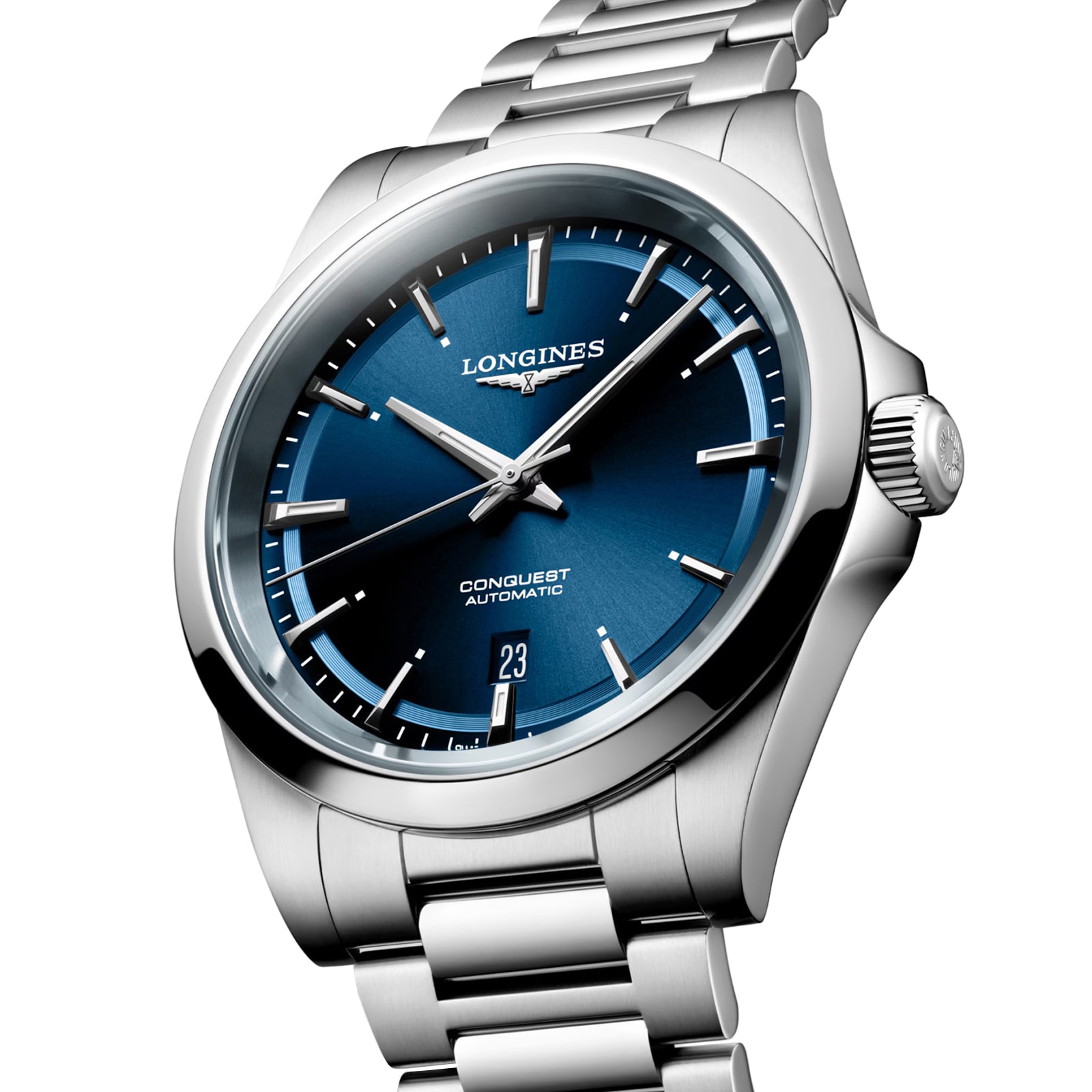 Longines Conquest 41mm Mens Watch Blue