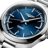 Longines Conquest 41mm Mens Watch Blue