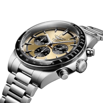 Longines Conquest Chronograph 42mm Mens Watch Brown