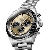 Longines Conquest Chronograph 42mm Mens Watch Brown