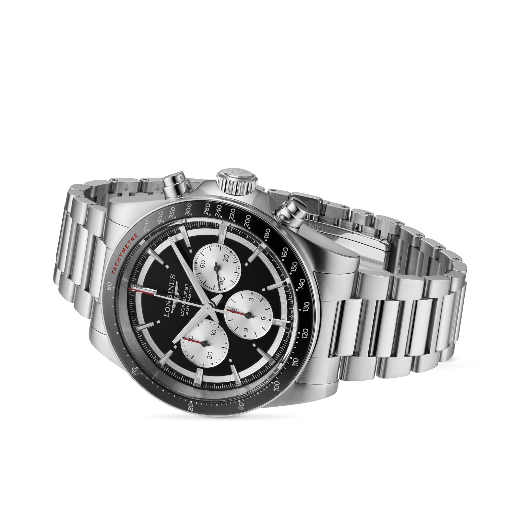 Longines conquest chronograph men's on sale watch