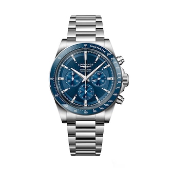Longines Conquest 42mm Mens Watch Blue