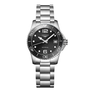 Longines Hydroconquest 32mm Ladies Watch Black